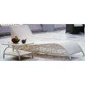 Ao ar livre do Rattan tabela moderna Chaise Lounge Chair